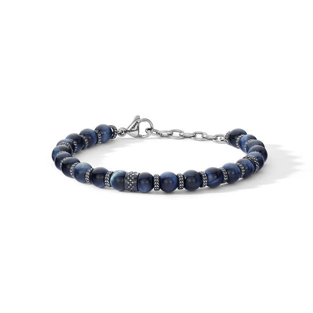 Bracelet Cocate District Steel Finitions PVD Black Lapislazlazuli UBR 1244