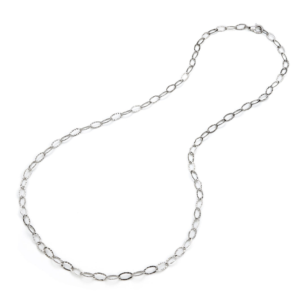 Collier en maille ovale martelée Giovanni Raspini 6617