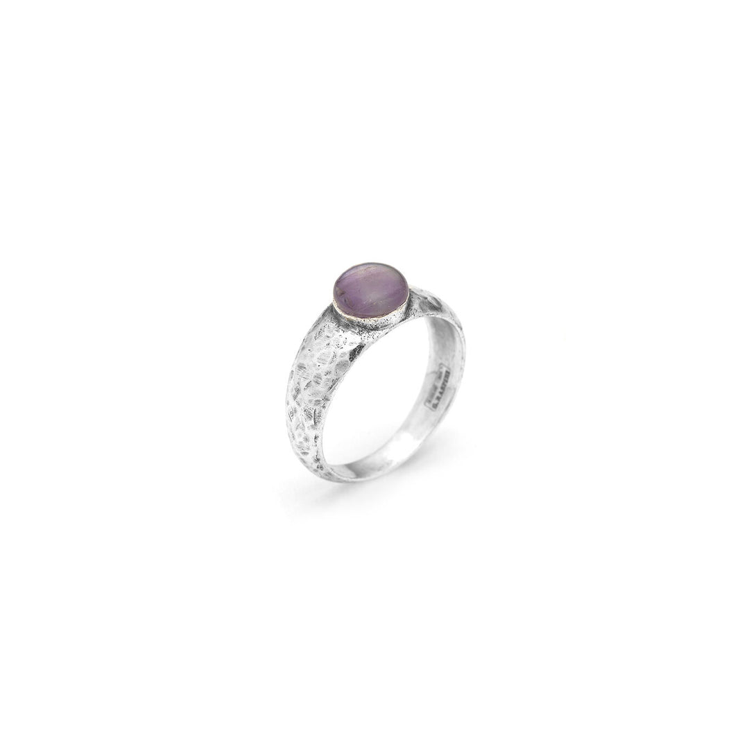 Giovanni Raspini Gehämmerter Amethystring 11805