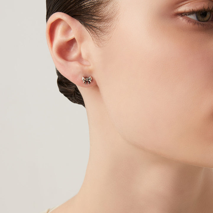 Pendientes mini lazo Giovanni Raspini Pendientes en Plata 925 11807/1