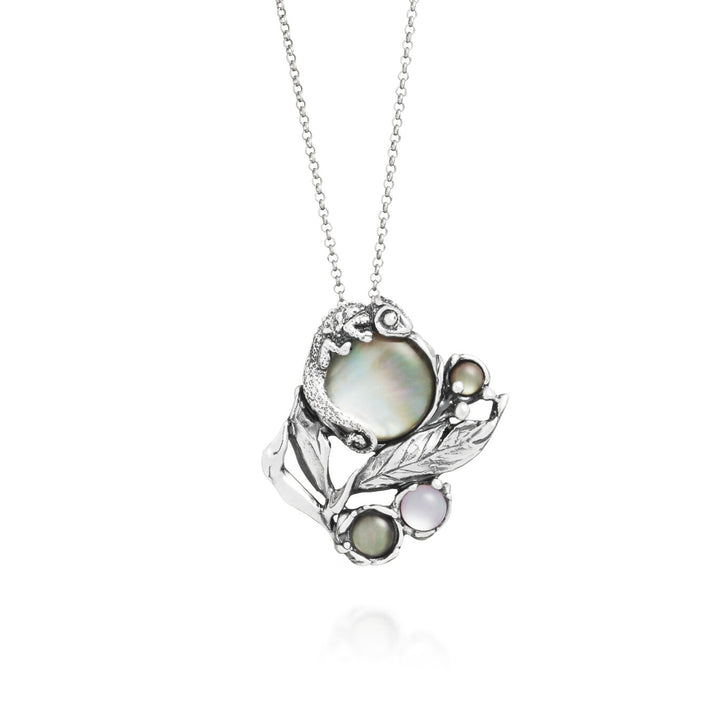 Giovanni Raspini Pendentif caméléon argent 12506