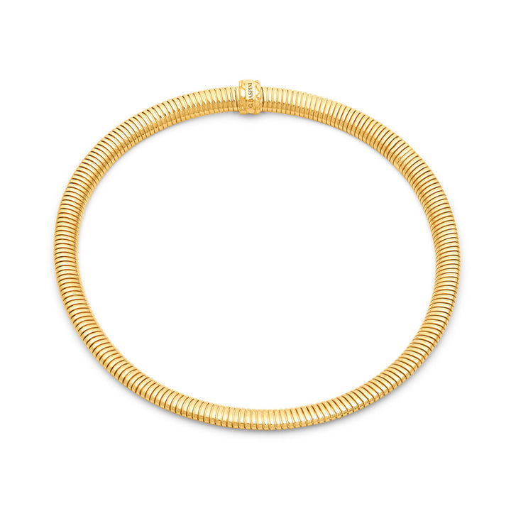 Giovanni Raspini collana tubogas Collana in Argento 925 placcato oro 18 kt 12540