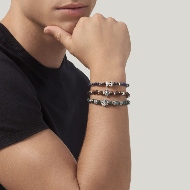 Bracelet ancre sodalite Giovanni Raspini bracelet argent 925 et sodalite 12572
