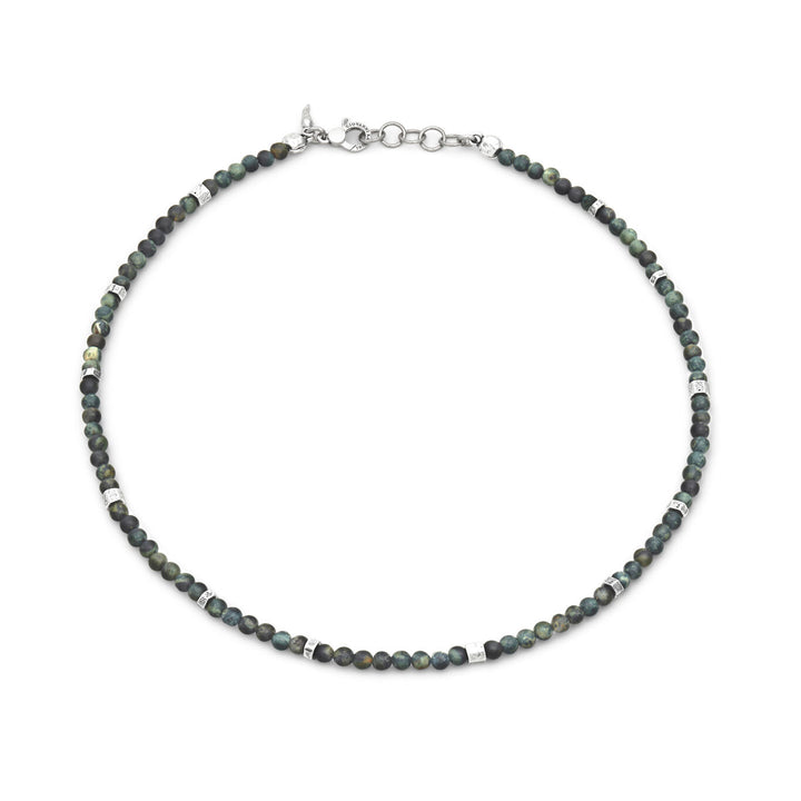 Collar Giovanni Raspini de jaspe tango Collar en plata 925 y jaspe verde 12574
