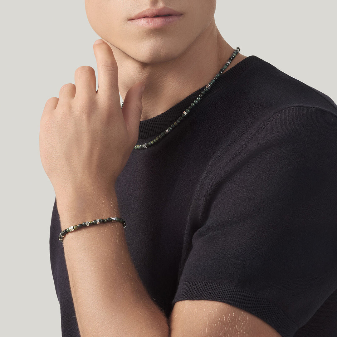 Giovanni Raspini bracciale tango diaspro Bracciale in Argento 925 e diaspro 12575