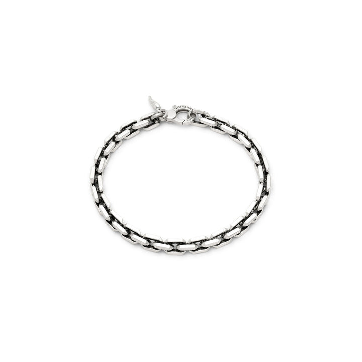 Pulsera de eslabones octogonales de Giovanni Raspini Pulsera de plata 925 12581