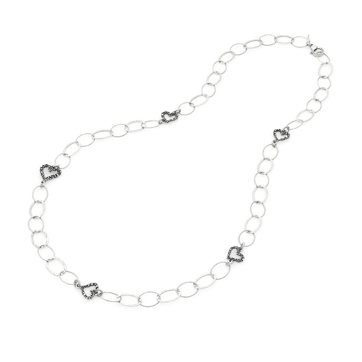 Collar largo de corazón Giovanni Raspini Collar en plata 925 12611