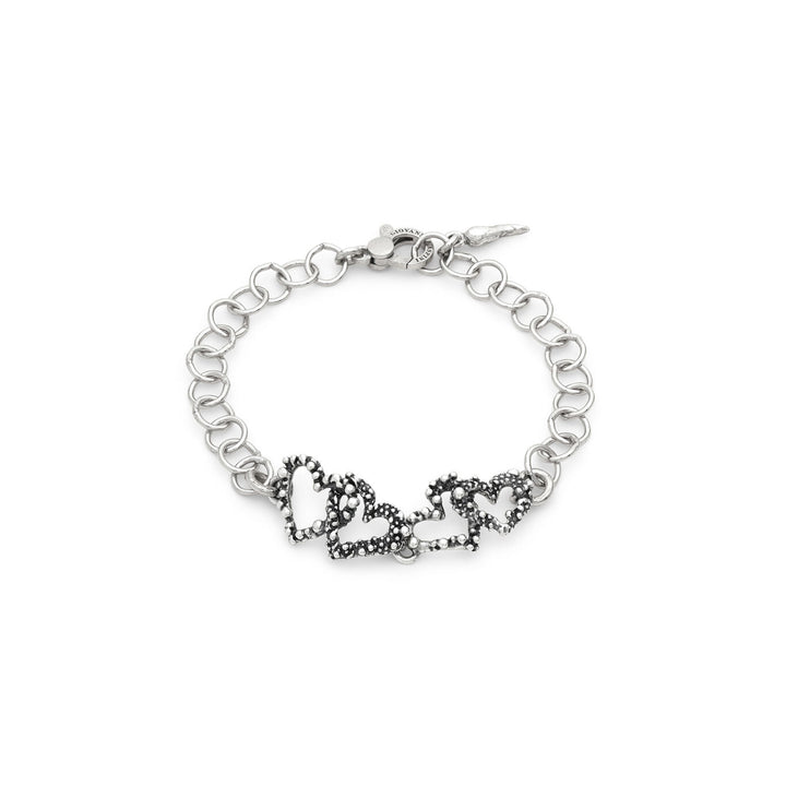 Bracelet petits coeurs Giovanni Raspini Bracelet en argent 925 12617