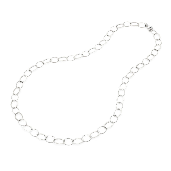 Collar de eslabones alternos Giovanni Raspini Collar de plata 925 12620