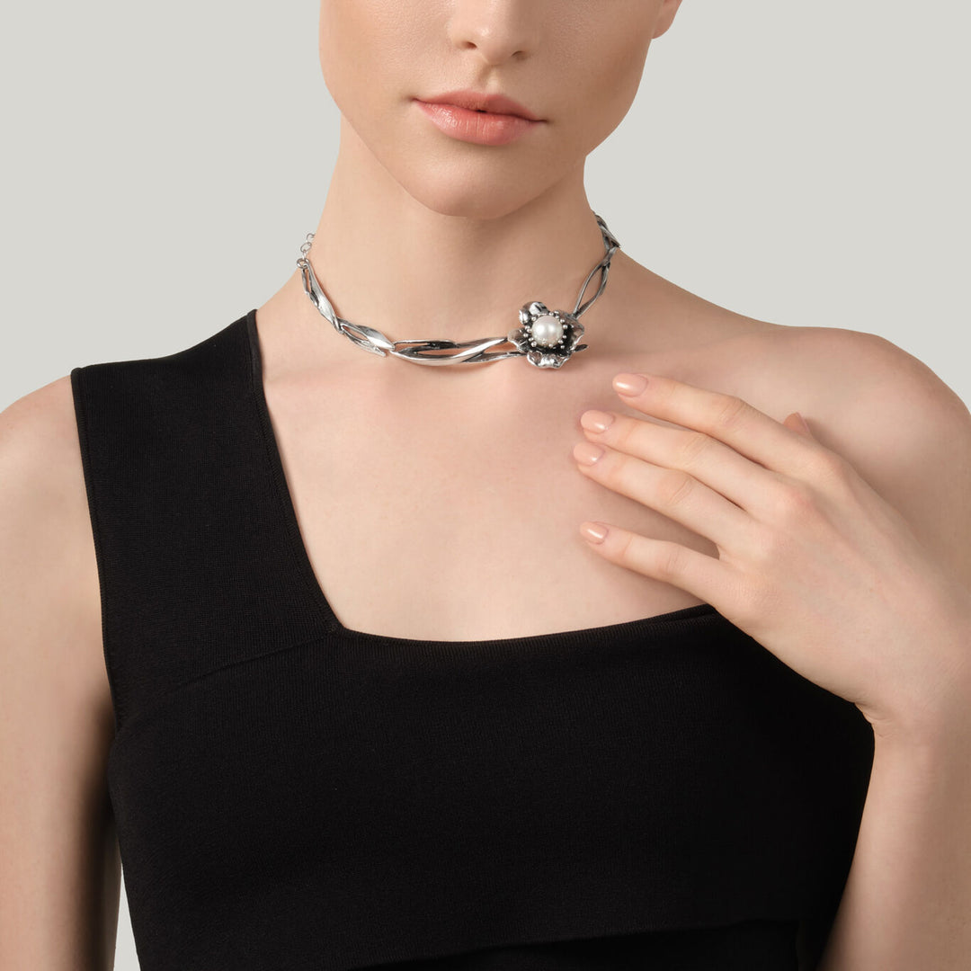 Giovanni Raspini collana magnolia Collana in Argento 925 12631