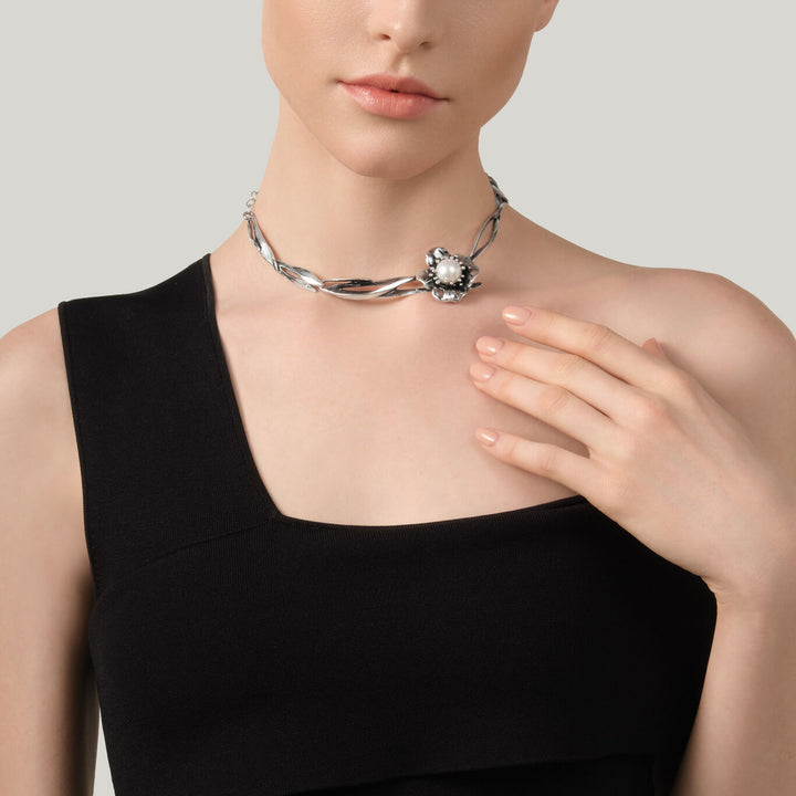 Giovanni Raspini collana magnolia Collana in Argento 925 12631
