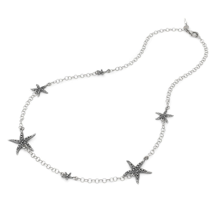 Collar largo de estrella de mar Giovanni Raspini Collar en plata 925 12645