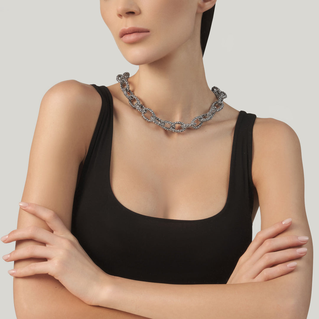 Giovanni Raspini Collar Grand Perlage - Collar de plata 925 - 12691