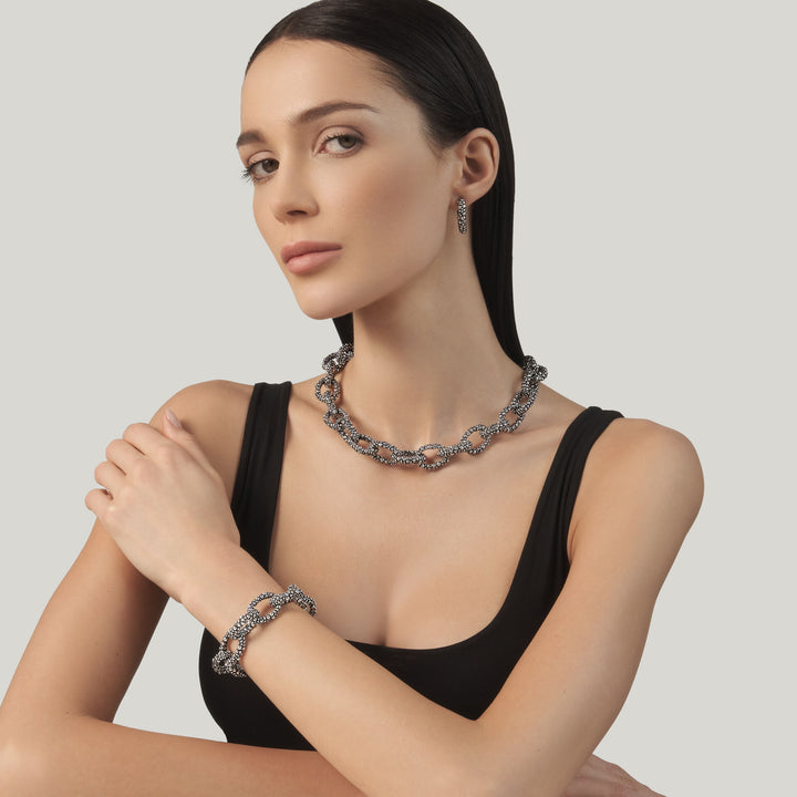 Giovanni Raspini Collar Grand Perlage - Collar de plata 925 - 12691