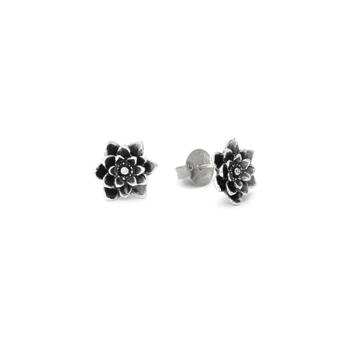 Giovanni Raspini Pendientes Flor de Loto - Pendientes Plata 925 - 12697