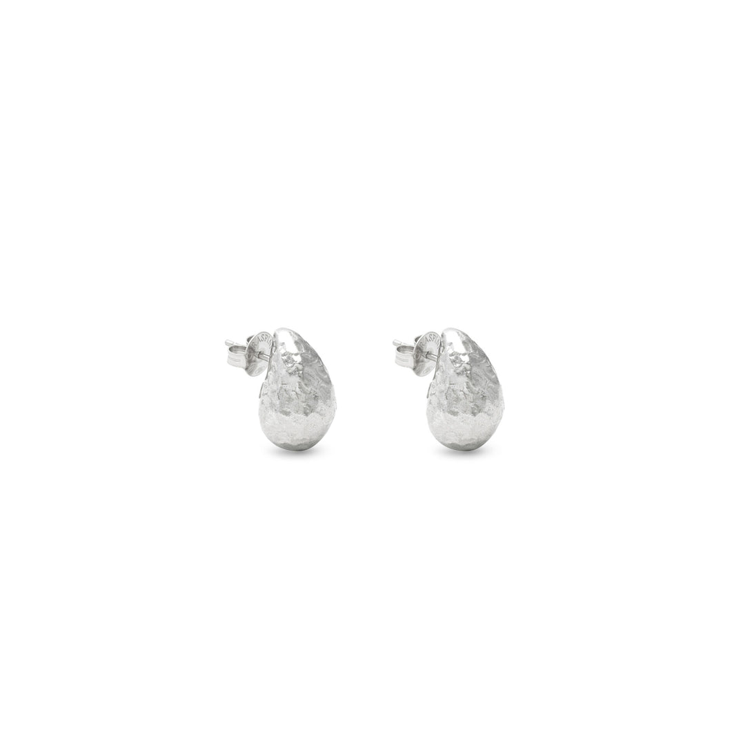 Giovanni Raspini Orecchini Goccia Martellati Piccoli - Orecchini in Argento 925 - 12707