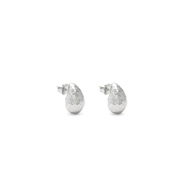 Giovanni Raspini Orecchini Goccia Martellati Piccoli - Orecchini in Argento 925 - 12707