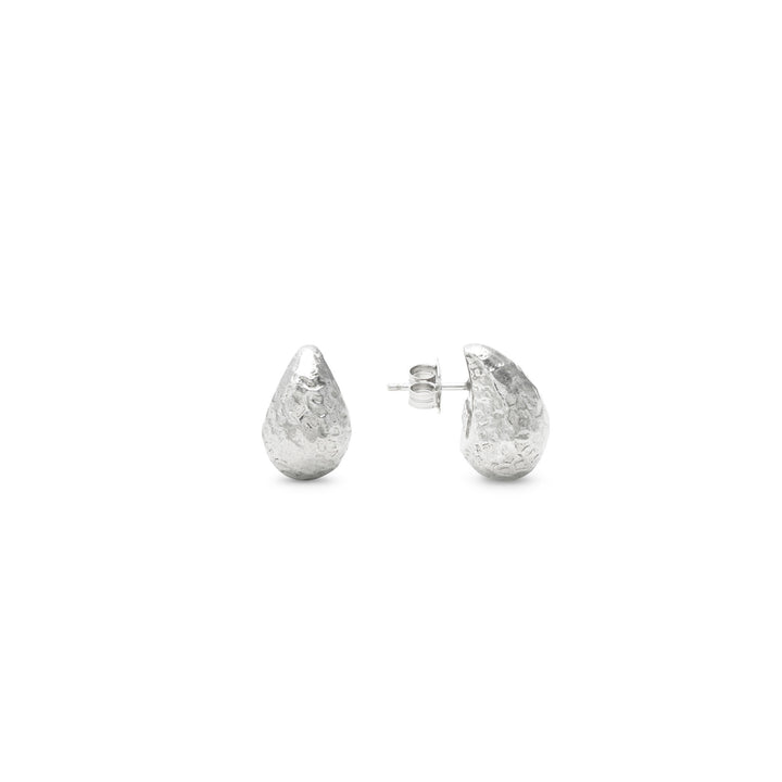 Giovanni Raspini Orecchini Goccia Martellati Piccoli - Orecchini in Argento 925 - 12707
