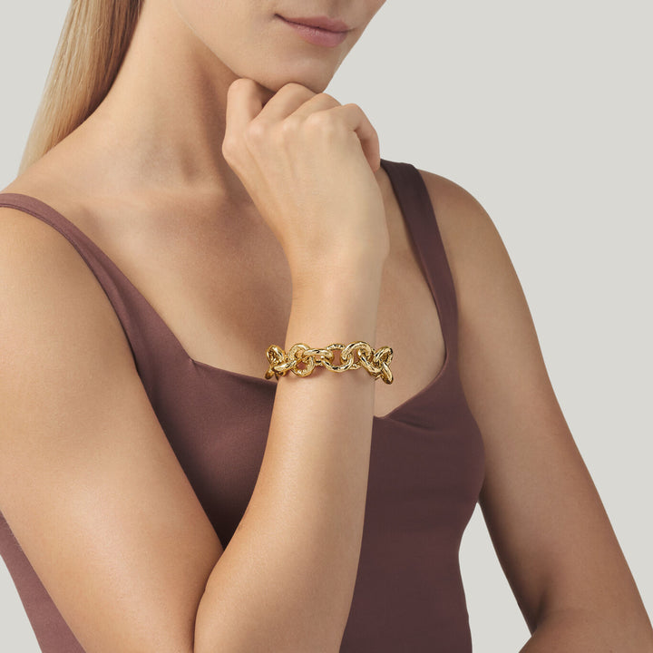 Giovanni Raspini Bracciale Pueblo bronzo dorato N0004