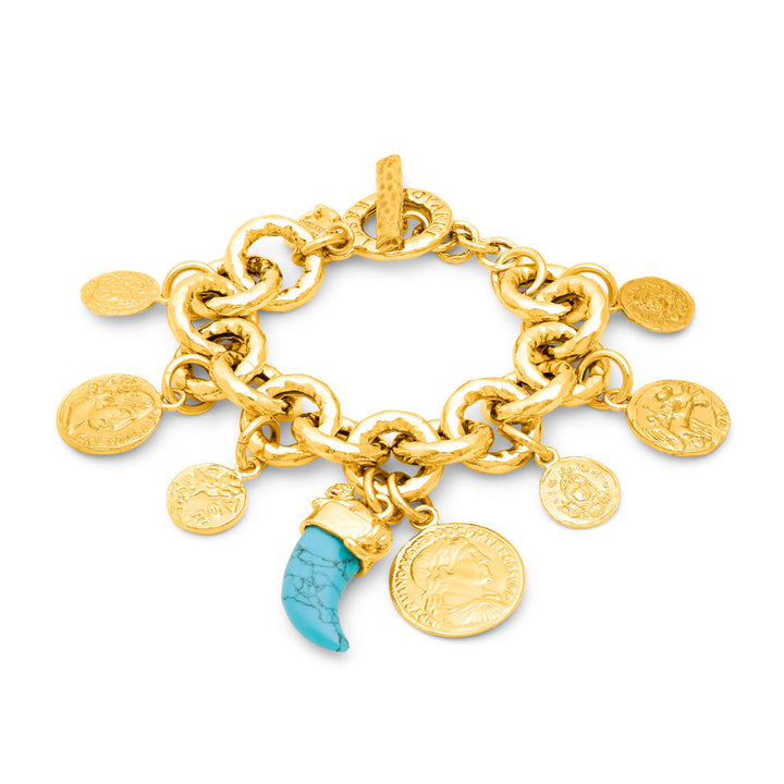 Giovanni Raspini Bracciale Pueblo Monete bronzo dorato N0006