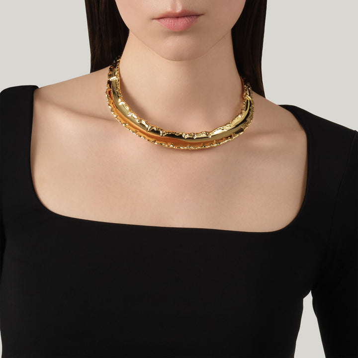 Giovanni Raspini collana yuma Collana placcato oro 18 kt N0035