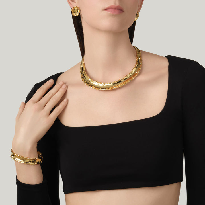 Giovanni Raspini collana yuma Collana placcato oro 18 kt N0035