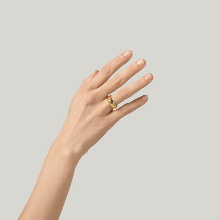 Giovanni Raspini Sandring 18 kt vergoldeter Ring N0046