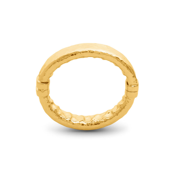 Giovanni Raspini large jasmine bracelet 18 kt gold plated bracelet N0052