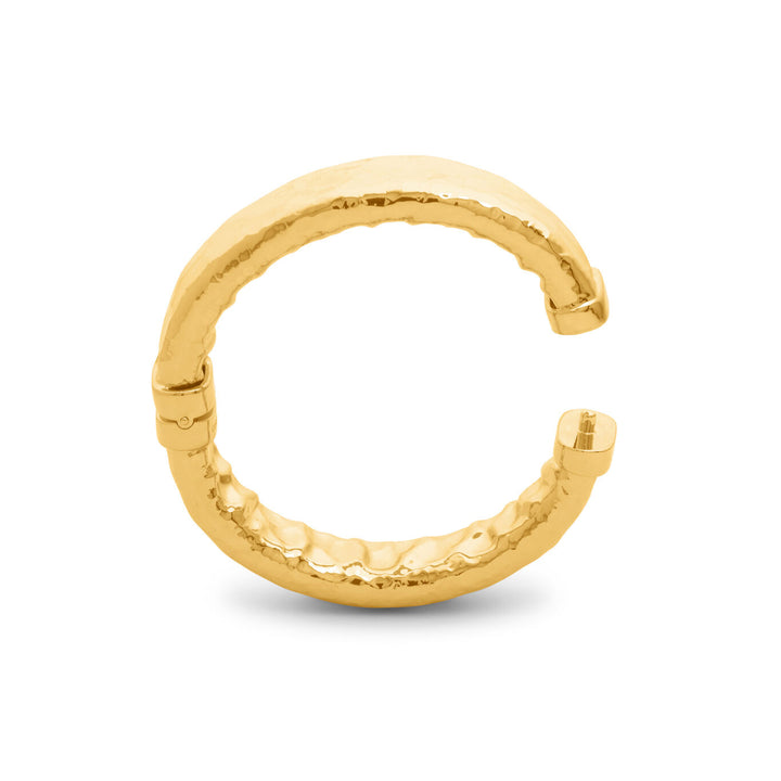 Giovanni Raspini large jasmine bracelet 18 kt gold plated bracelet N0052