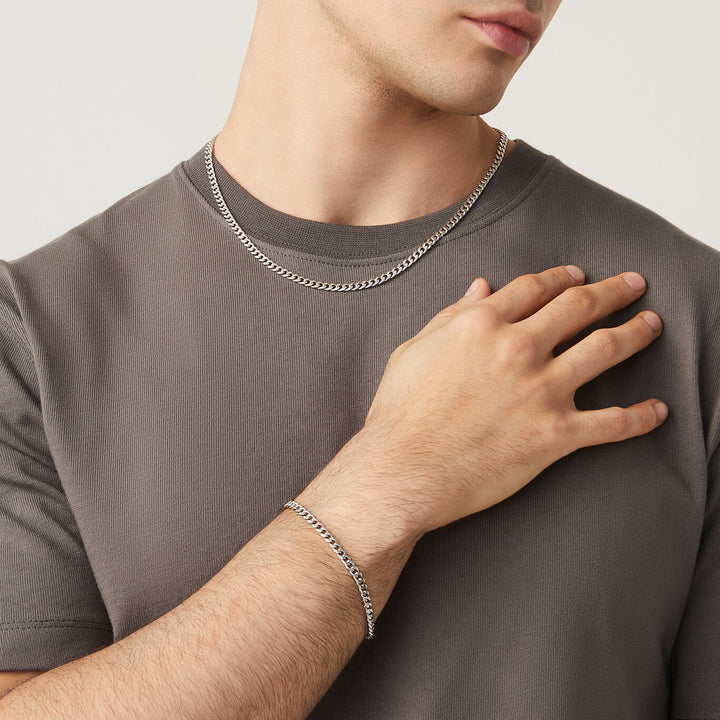 Giovanni Raspini set grumetta Collana e bracciale in Argento 925 X01598