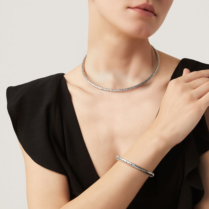Giovanni Raspini set rock Collana e bracciale in Argento 925 X01616