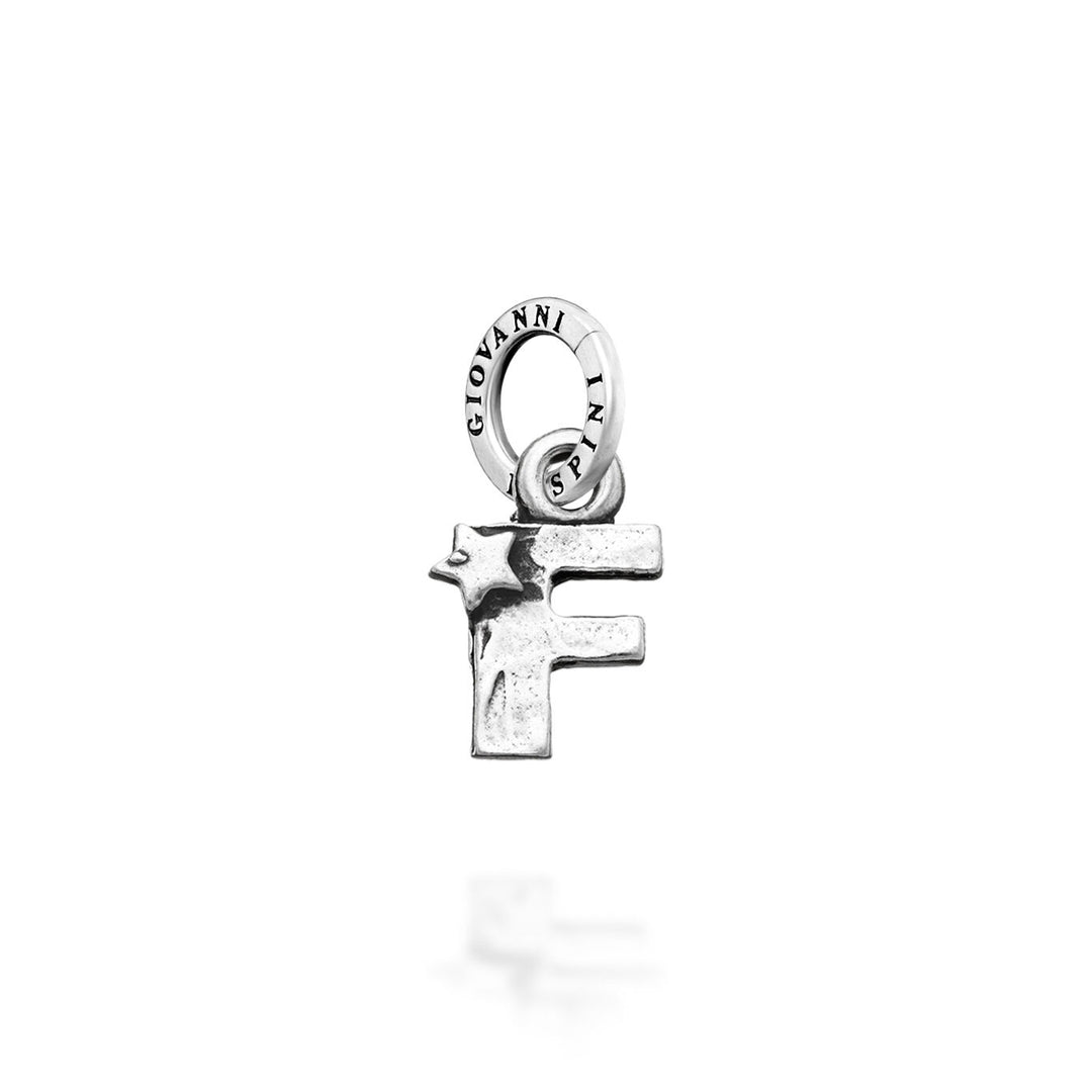 Giovanni Raspini Charm „F“ mit Sternen 6652