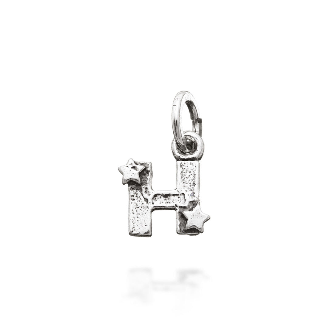 Giovanni Raspini Charm „H“ mit Sternen 6654