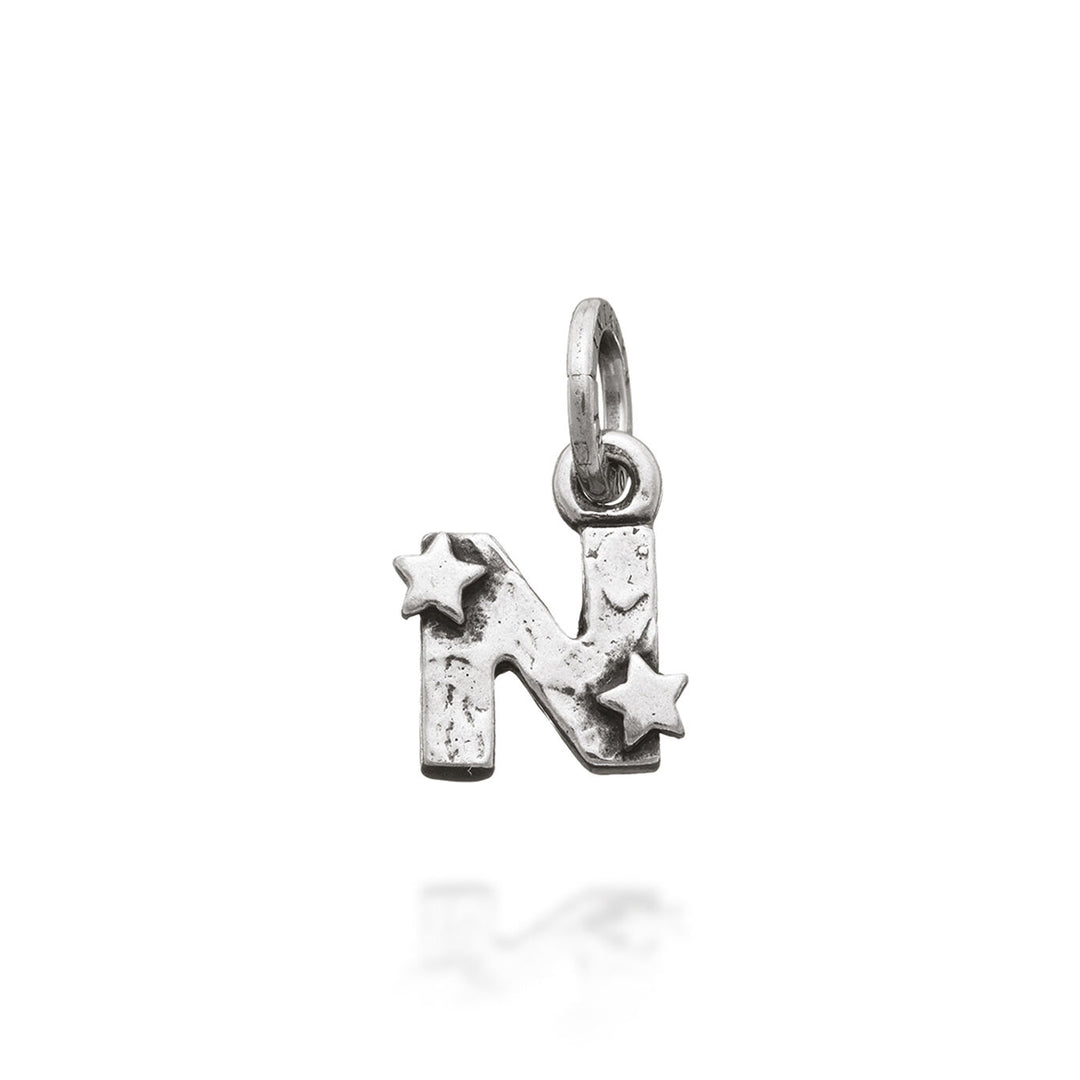 Giovanni Raspini Charm "N" con estrellas 6658