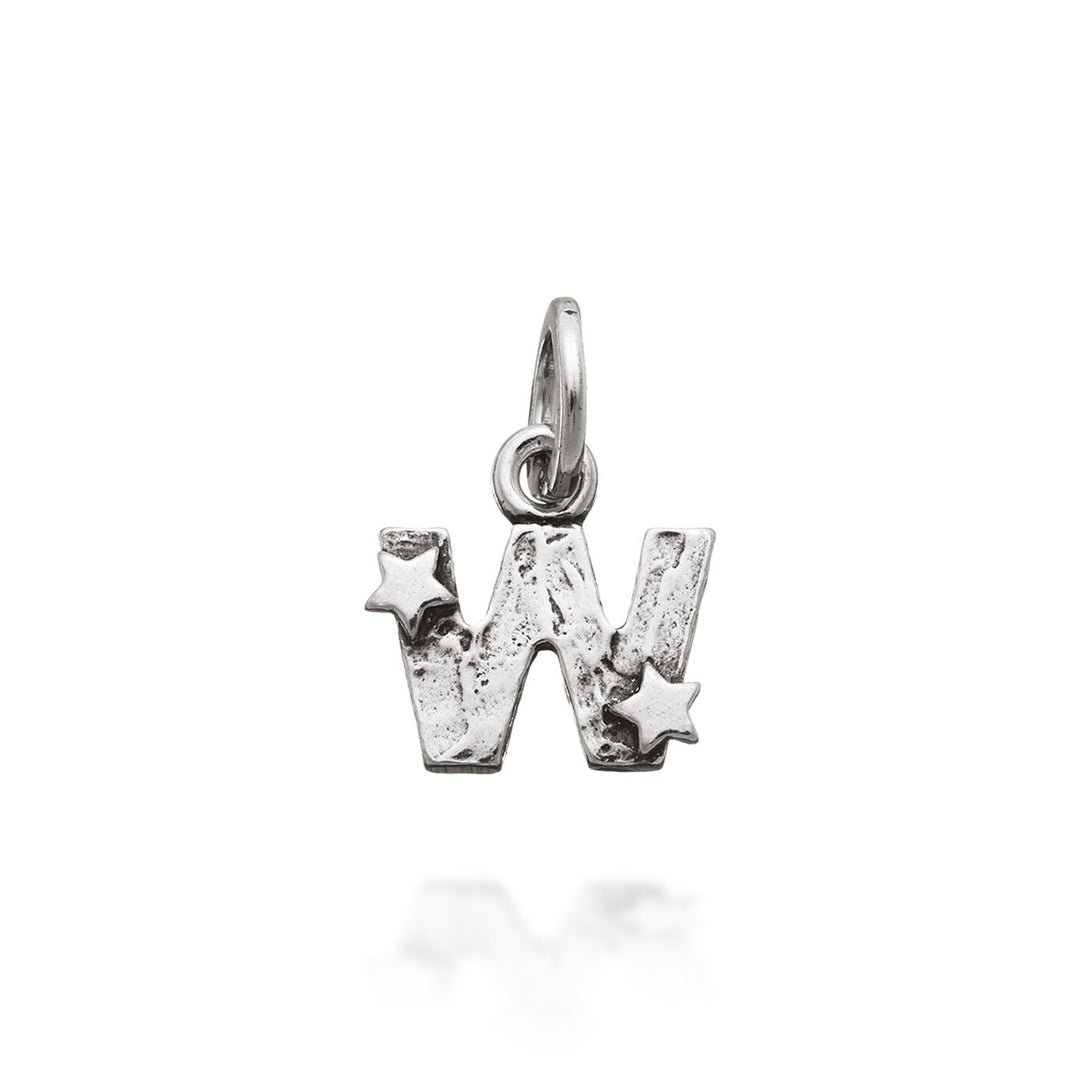 Giovanni Raspini Charm "W" con estrellas 6670