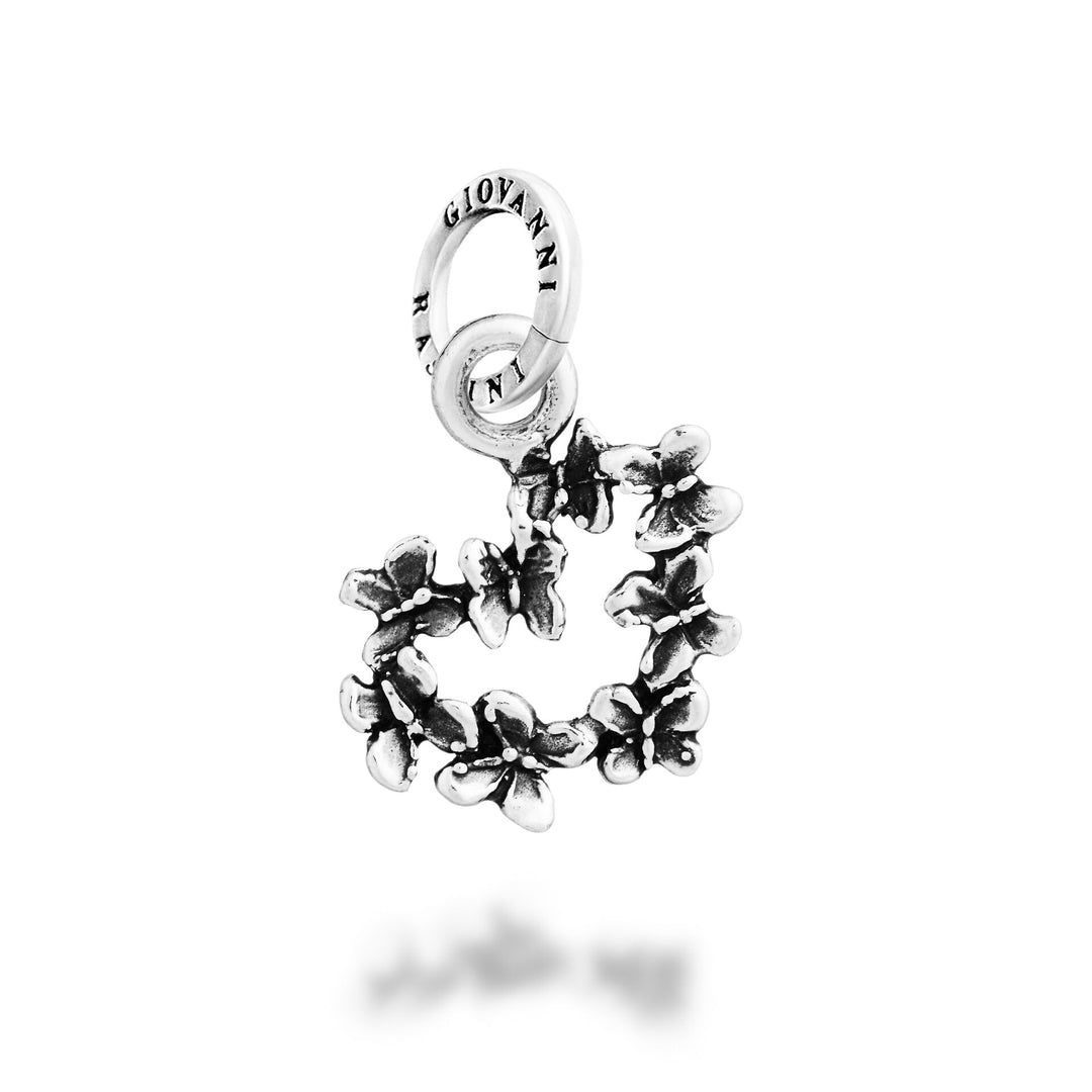 Giovanni Raspini Charm Cuore Farfalle Piccolo - Charm in Argento - 12724
