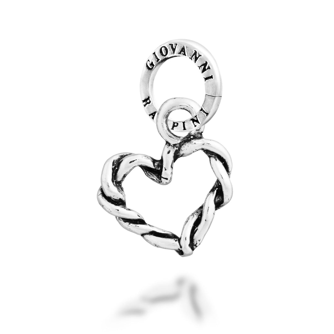 Giovanni Raspini Charm Cuore Intrecci Piccolo - Charm in Argento - 12727