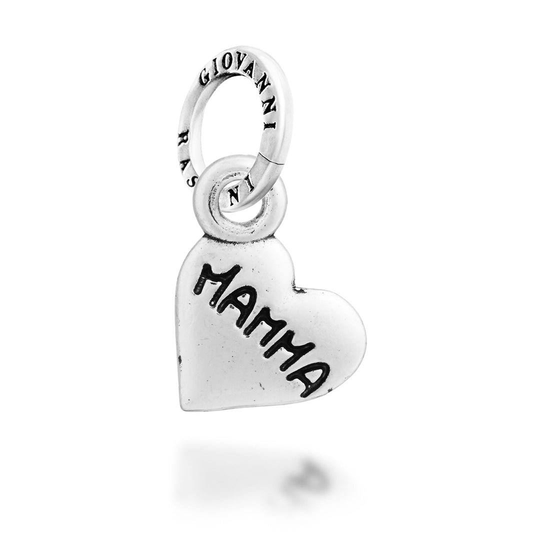 Giovanni Raspini Charm Cuore "Mamma" - Charm in Argento - 12738
