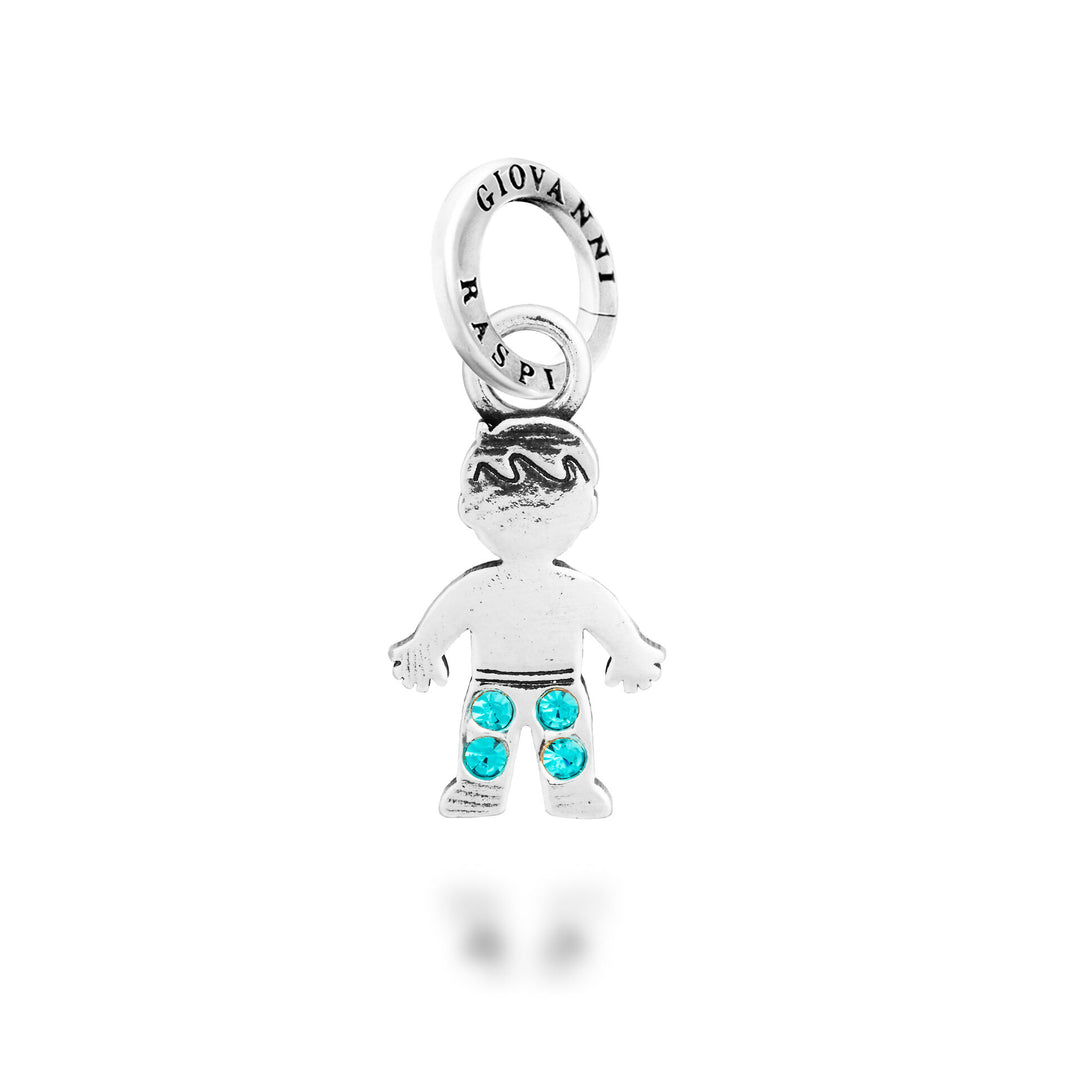 Giovanni Raspini Crystal Baby Charm - Charm de plata y circonitas - 12741