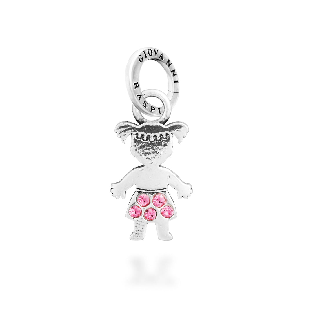 Giovanni Raspini Crystal Baby Charm – Silber- und Zirkon-Charm – 12742