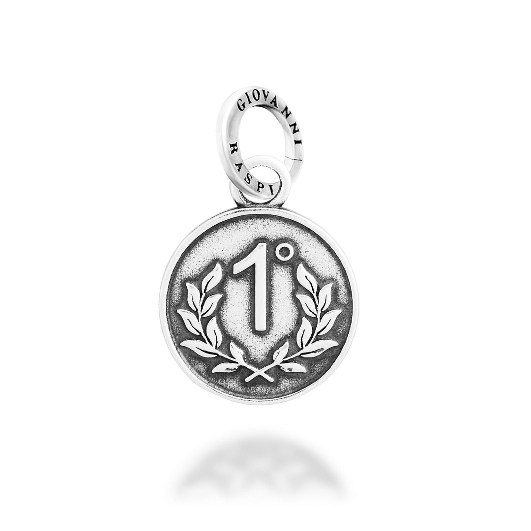 Giovanni Raspini Charm Medaglia Numero 1 - Charm in Argento - 12772