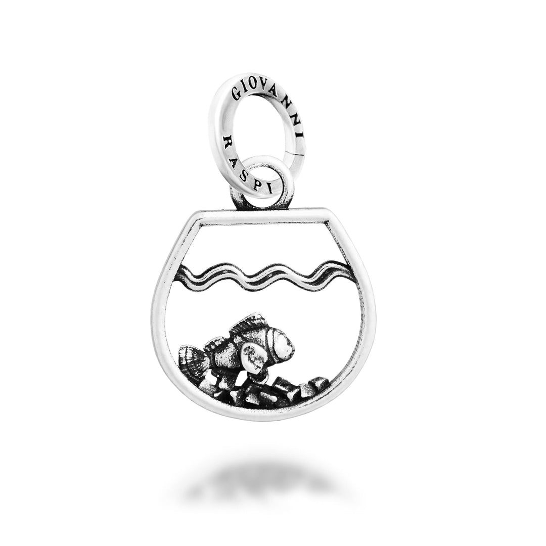 Giovanni Raspini Goldfisch-Charm – Silber-Charm – 12805