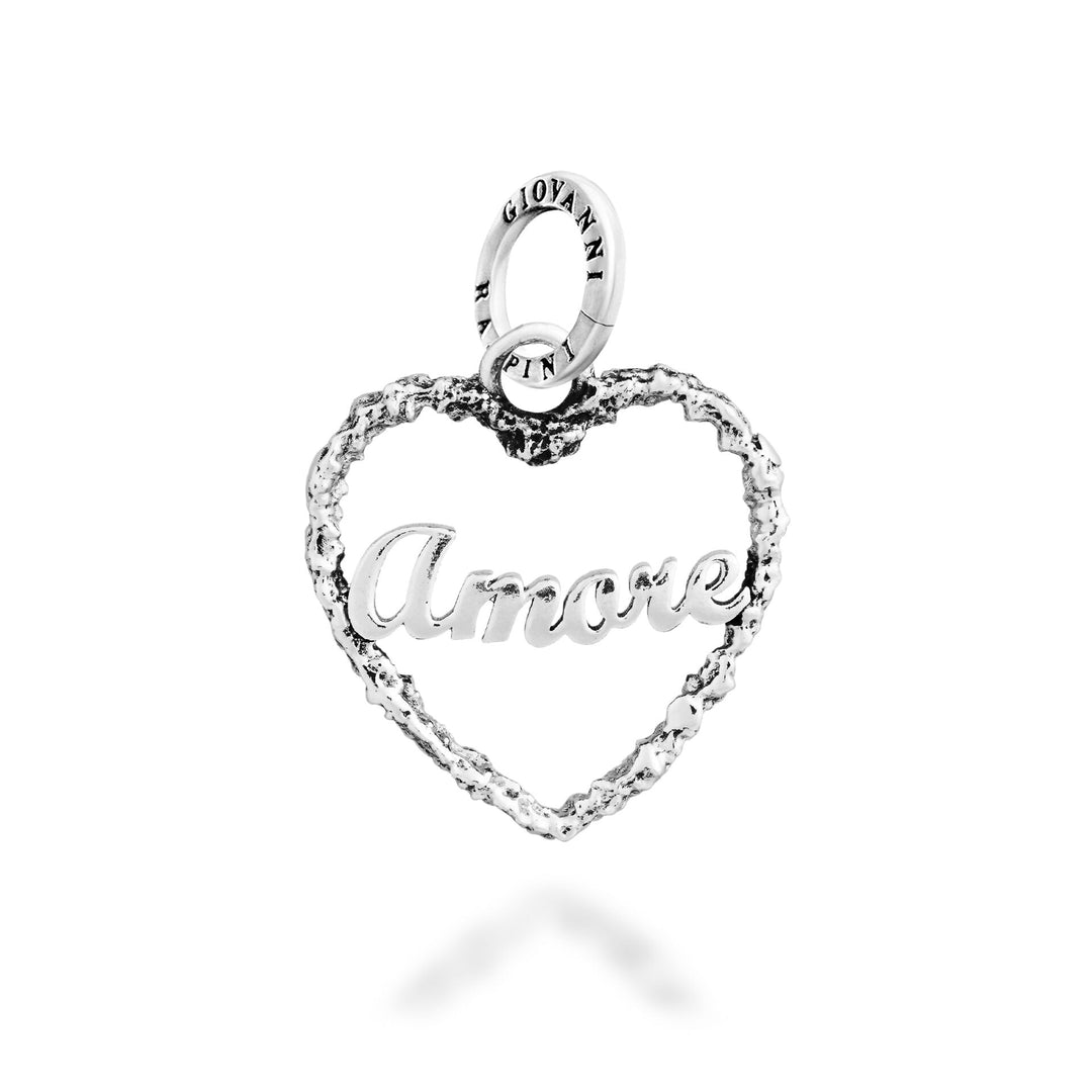 Giovanni Raspini Charm Cuore "Amore" - Charm in Argento - 12814