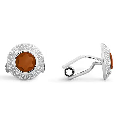 Boutons de manchette Montblanc Writers Edition Hommage à Bram Stoker acier 135974