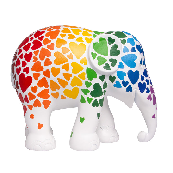 Elefantenparade-Elefant Farbe der Liebe 15 cm Esther Springer Europe Herd SKU Farbe der Liebe
