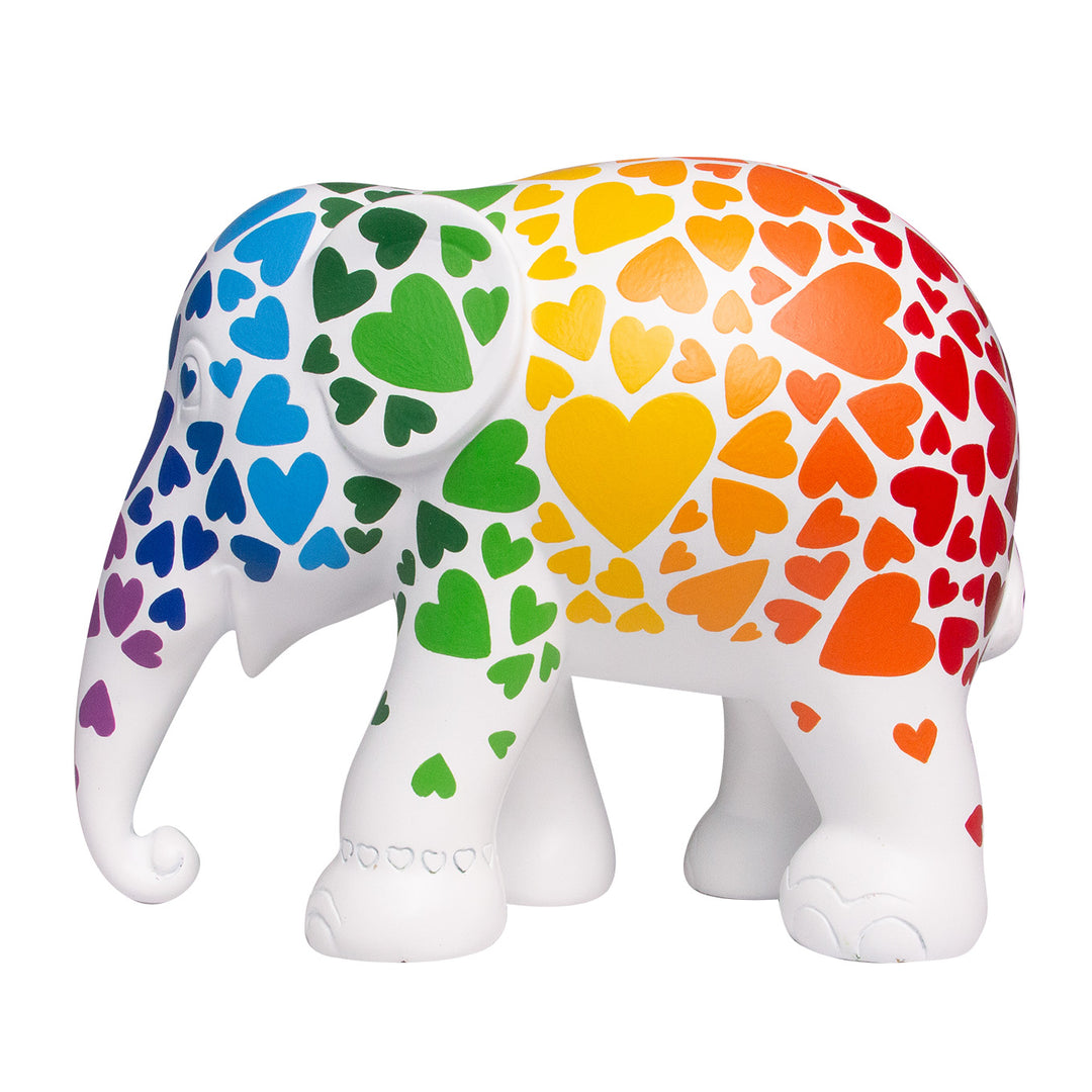 Elefantenparade-Elefant Farbe der Liebe 15 cm Esther Springer Europe Herd SKU Farbe der Liebe