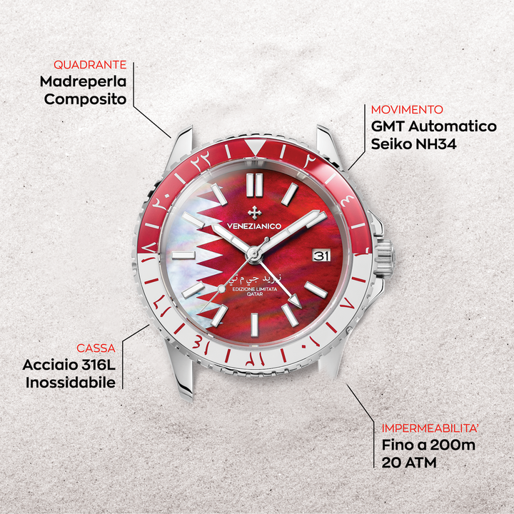 Nereide veneciana GMT - Edición limitada de Qatar