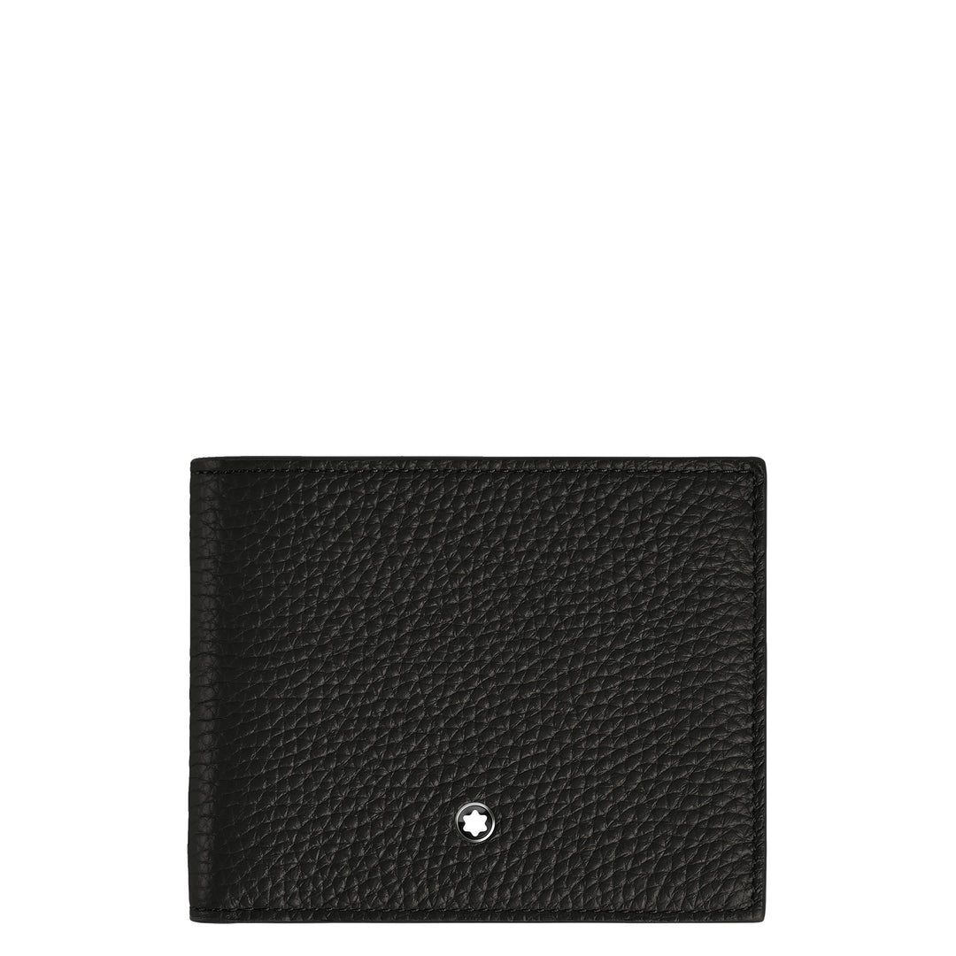 Cartera Montblanc con monedero 4 compartimentos negro 220217