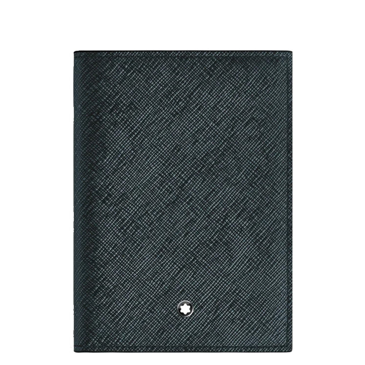 Estuche para pasaporte Montblanc Sartorial Tweed azul 220433