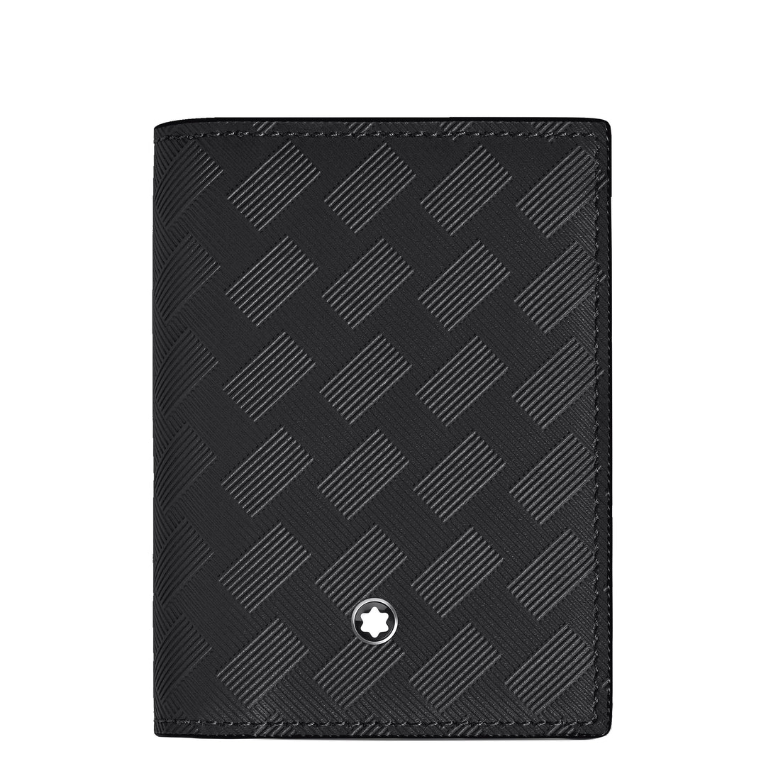 Montblanc Kartenhalter 4 Taschen Extreme Leder Schwarz/Bauxit 223167